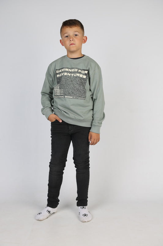 LOSAN | Sweater designed for adventures (green)